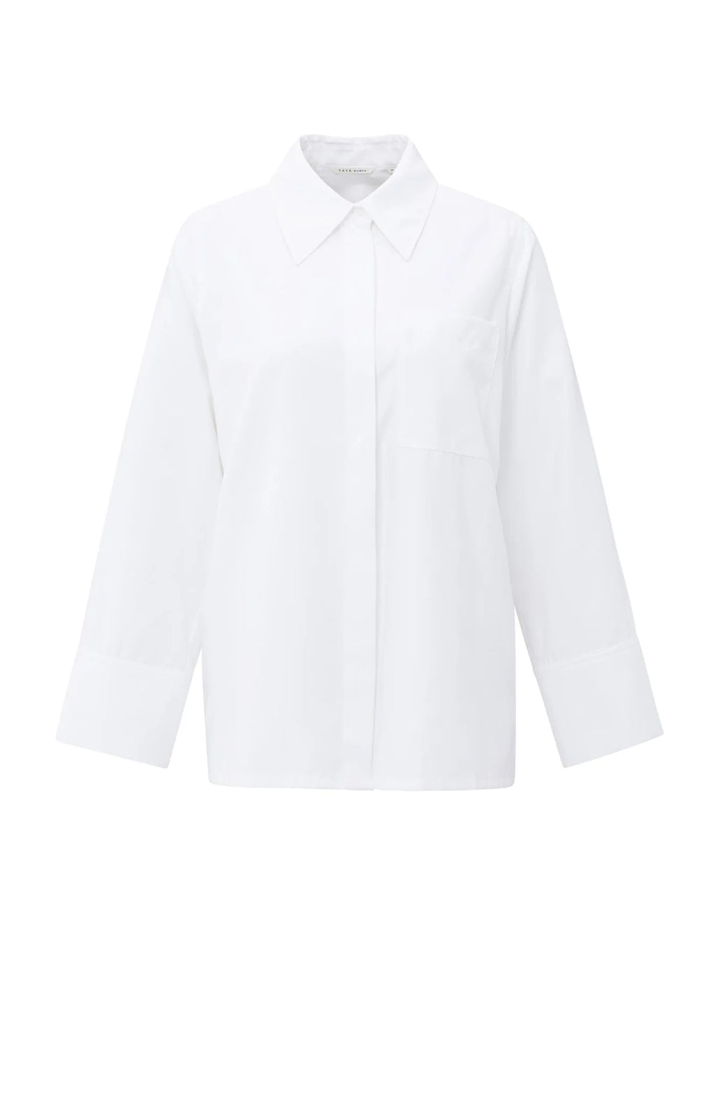 YAYA | Soft Oversized Blouse Pure White