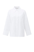 YAYA | Soft Oversized Blouse Pure White