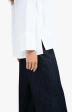 YAYA | Soft Oversized Blouse Pure White