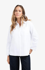 YAYA | Soft Oversized Blouse Pure White