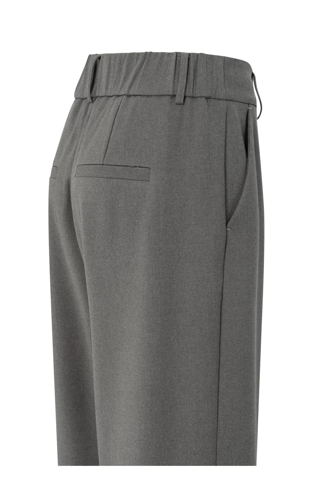 YAYA | Soft Structured Pants Cloud Grey Melange