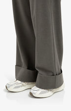 YAYA | Soft Structured Pants Cloud Grey Melange