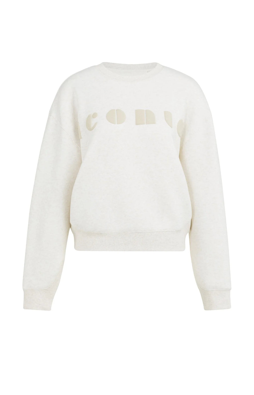 YAYA | Zachte Sweater Met Artwork 'Iconic' Kit Beige Dessin
