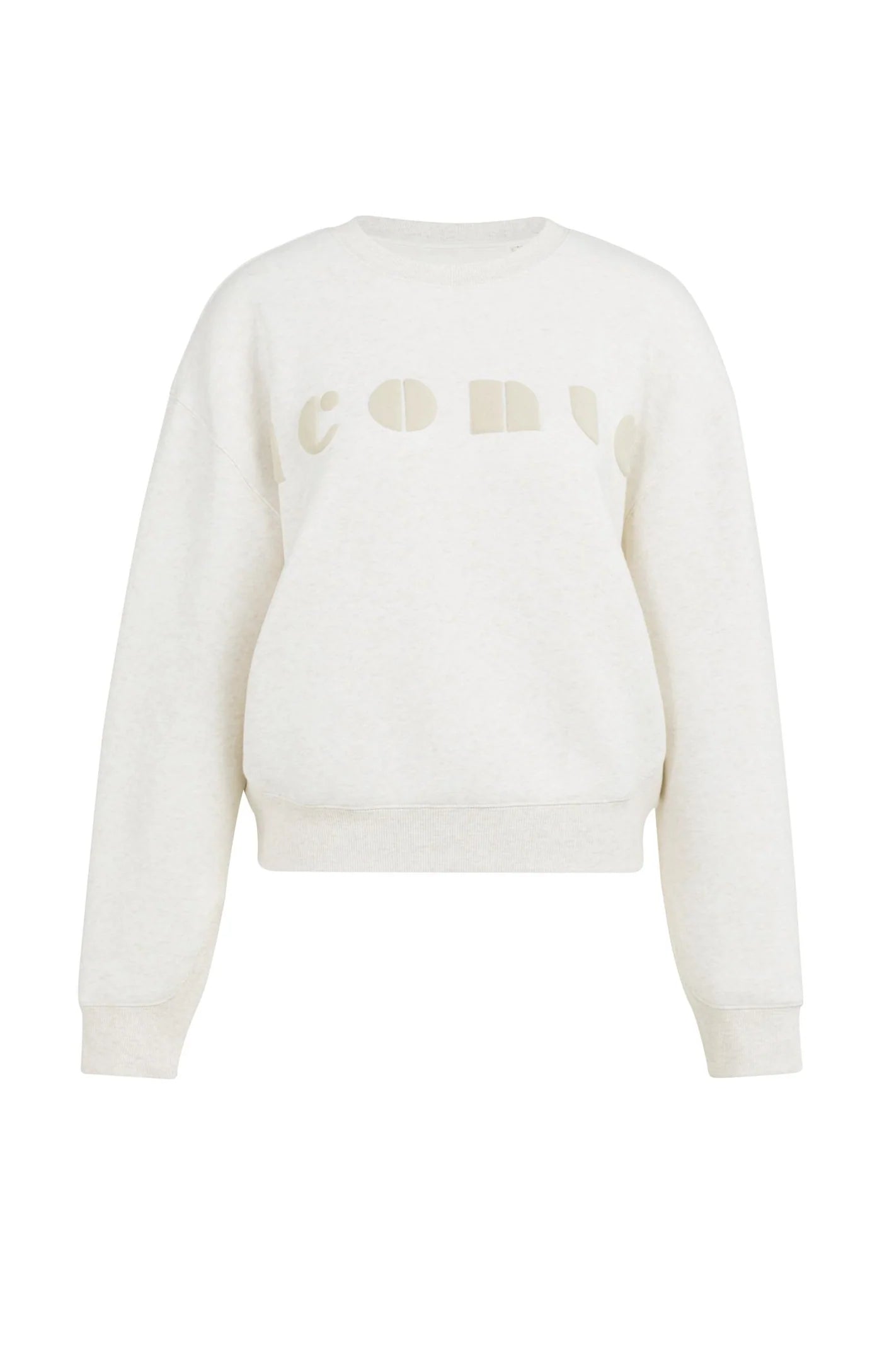 YAYA | Zachte Sweater Met Artwork 'Iconic' Kit Beige Dessin