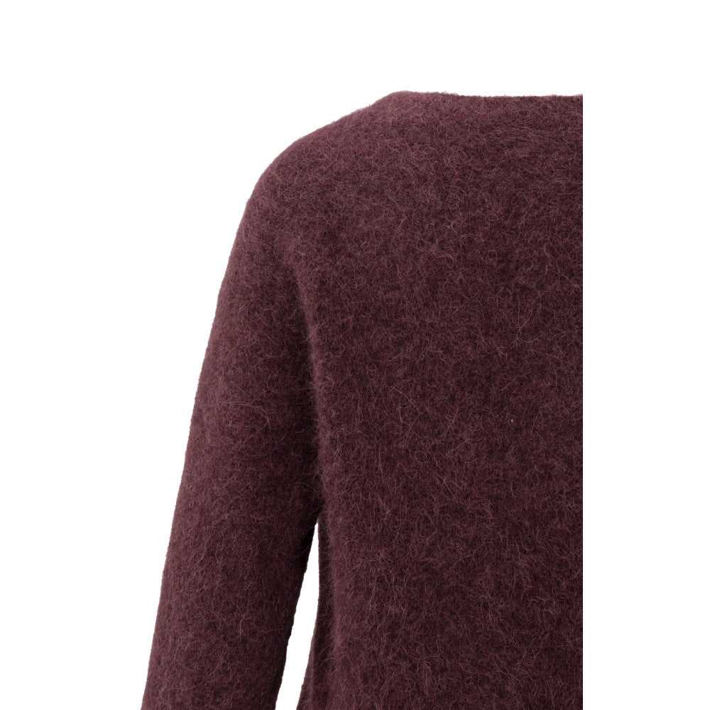 YAYA | V-Neck Sweater Bordeaux