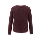 YAYA | V-Neck Sweater Bordeaux