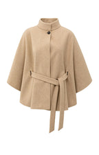 YAYA | Soft Woven Poncho Light Camel Melange