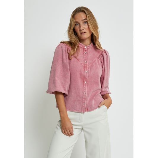 Minus | Solene denim shirt - desert rose - MI6486