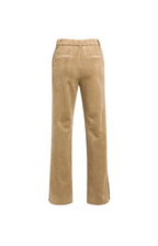 YAYA | Suedine Wide Leg Trousers Otter Brown