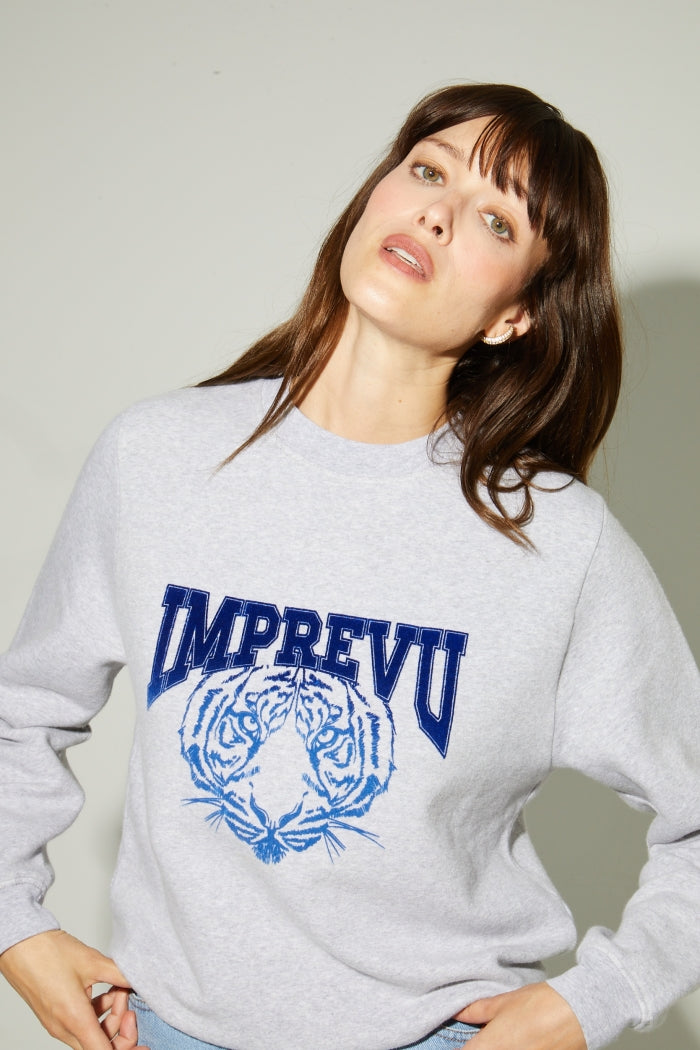 Imprevu | Sweatshirt Eddie Tigre Blue