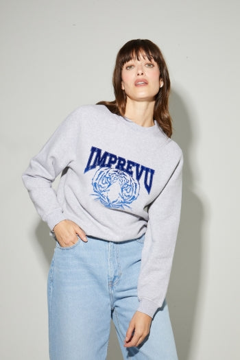 Imprevu | Sweatshirt Eddie Tigre Blue