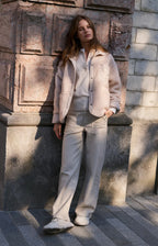 YAYA | Sweater Met Blousekraag En Knoopdetail