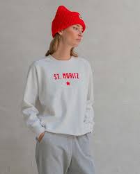 Penn & Ink N.Y | sweater print - ecru tomato - W25F1700