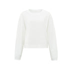 YAYA | Sweatshirt met ronde hals, lange mouwen en slubeffect - off white - 01-109065-405
