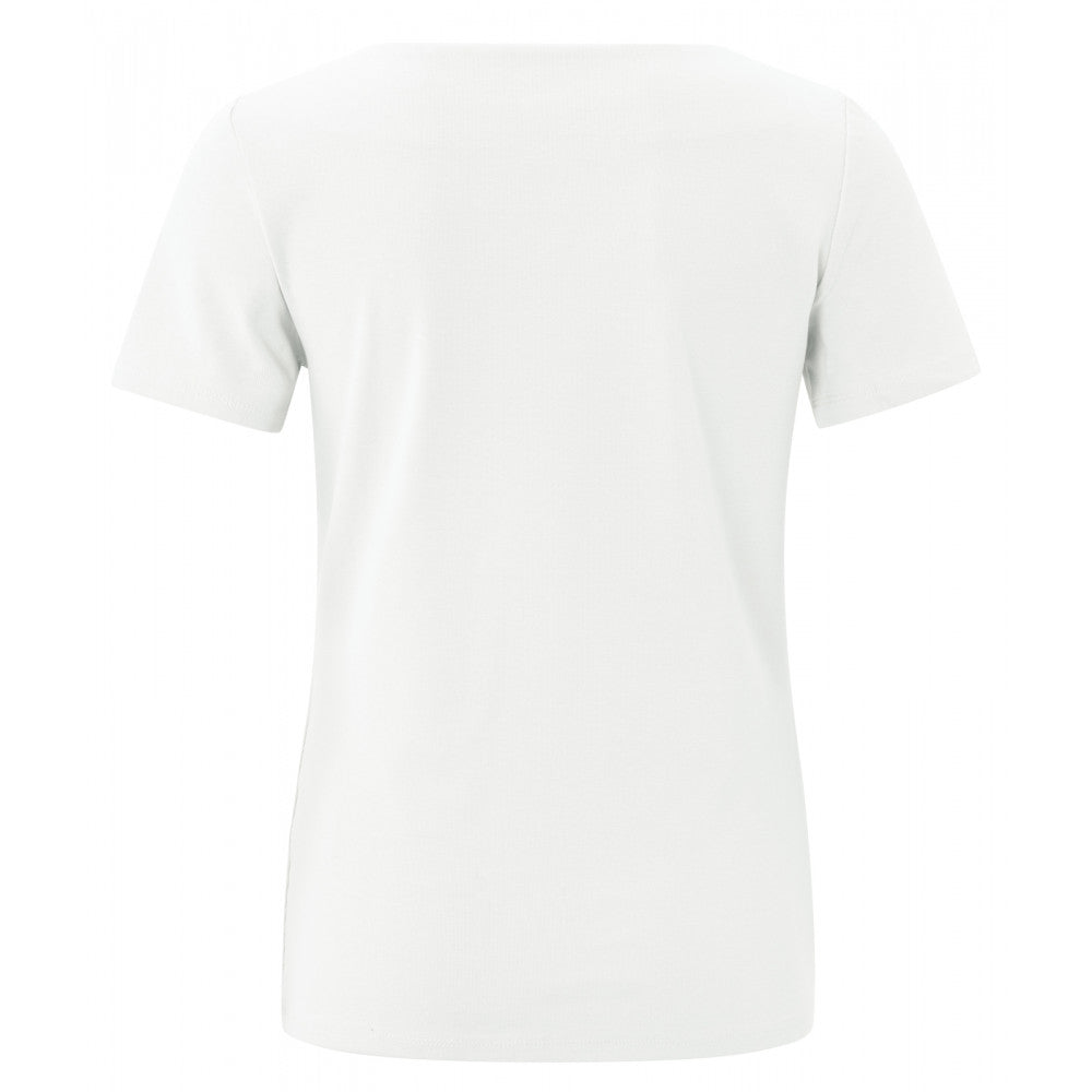 YAYA | T-shirt met boothals en korte mouwen -  01-719029-401-STAR WHITE