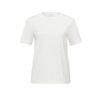YAYA | T-shirt met korte mouwen, ronde hals en een relaxte pasvorm - offwhite  - 01-719057-410