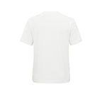 YAYA | T-shirt met korte mouwen, ronde hals en een relaxte pasvorm - offwhite  - 01-719057-410