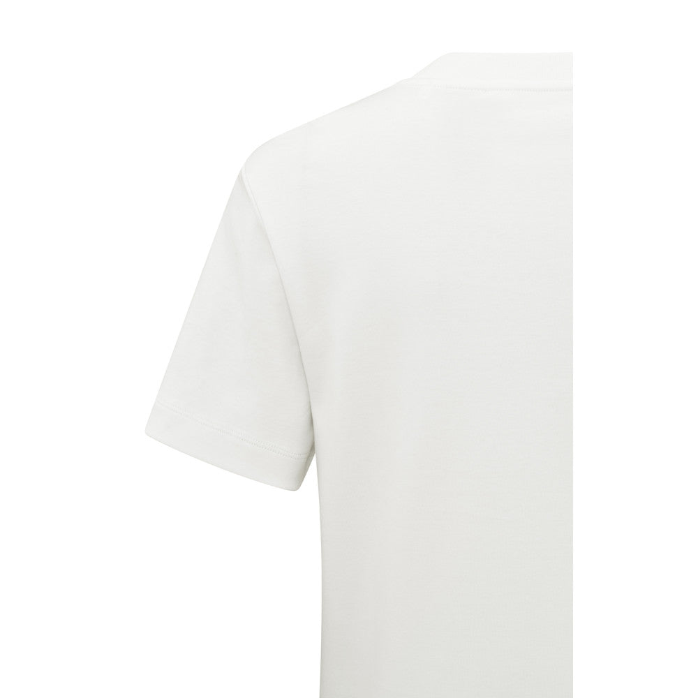 YAYA | T-shirt met korte mouwen, ronde hals en een relaxte pasvorm - offwhite  - 01-719057-410