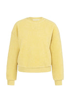 YAYA | Teddy Sweater Met Geribde Boorden En Ronde Hals