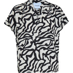 Minus | Tiana sleeveless blouse - cloud dancer print - MI6194