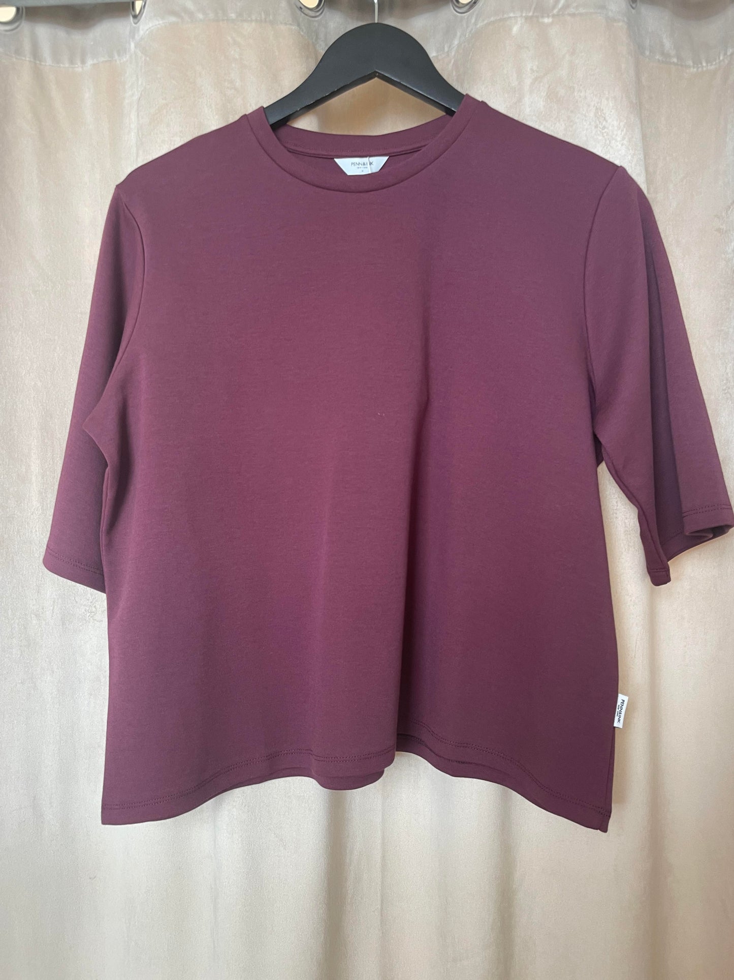 Penn & Ink N.Y | t-shirt aubergine - W25T1184