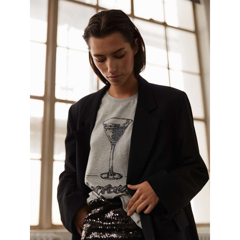 Sofie Schnoor | Zenasw t-shirt - grey melange - S244330