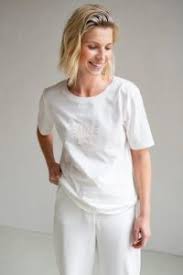 Penn & Ink NY. | t-shirt print - ecru/farine - S25T1140