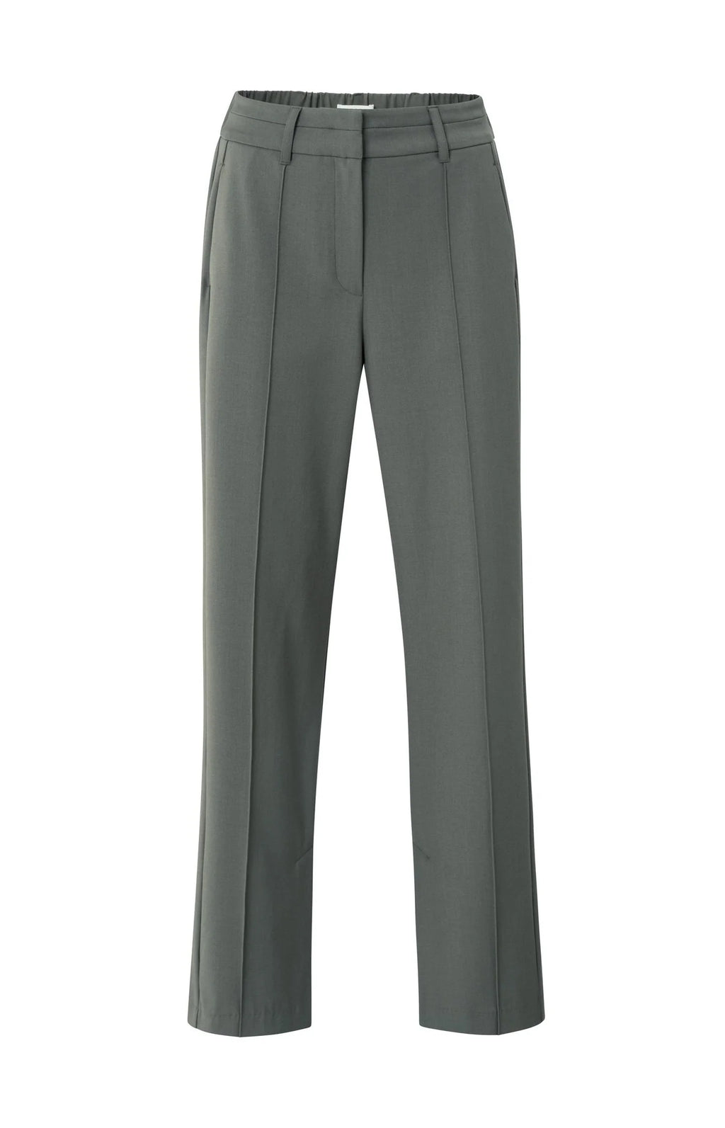 YAYA | Wide Leg Trousers Dark Night Grey