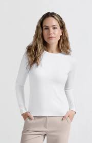 YAYA | Basic T-shirt met lange mouwen en ronde hals - 01-719040-N