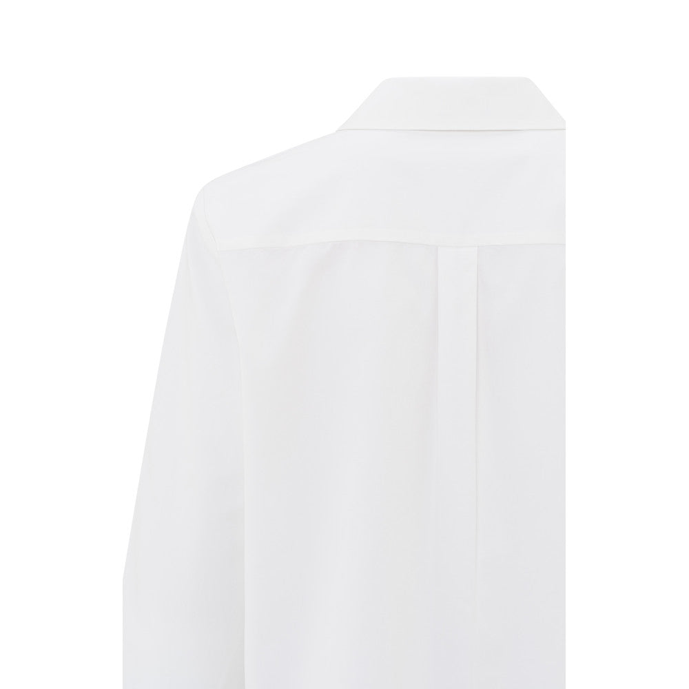 YAYA | Witte blouse met lange mouwen en knoopdetails - Pure White - 01-201134-502