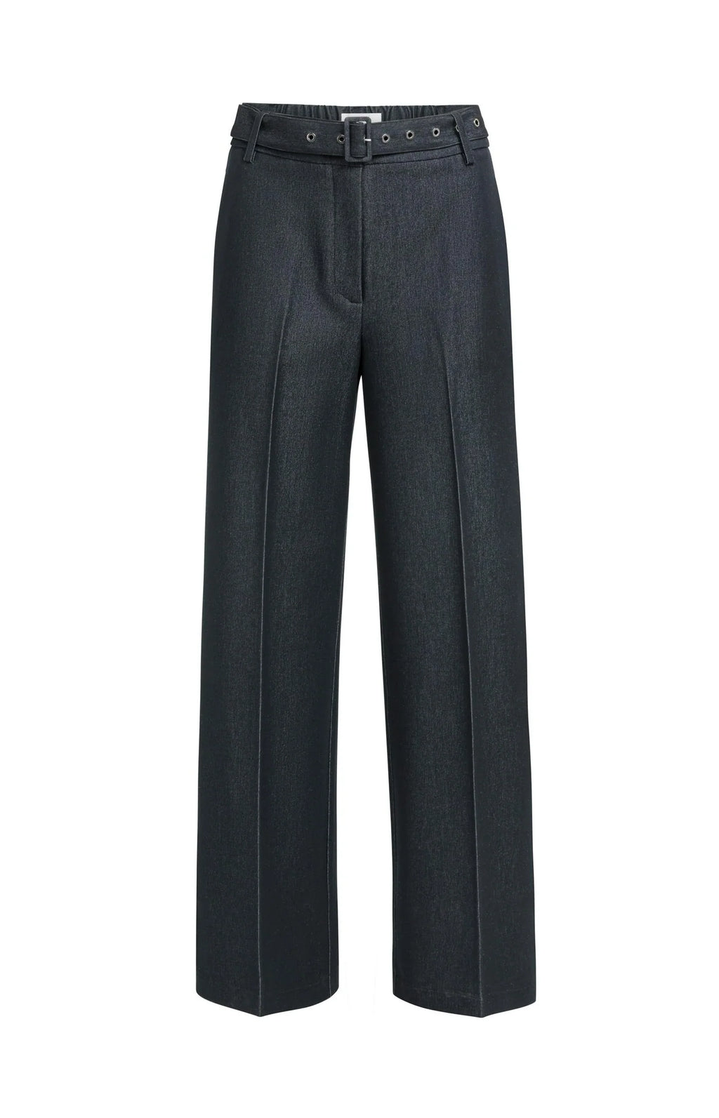 YAYA | Woven Trousers Belt Cat Black