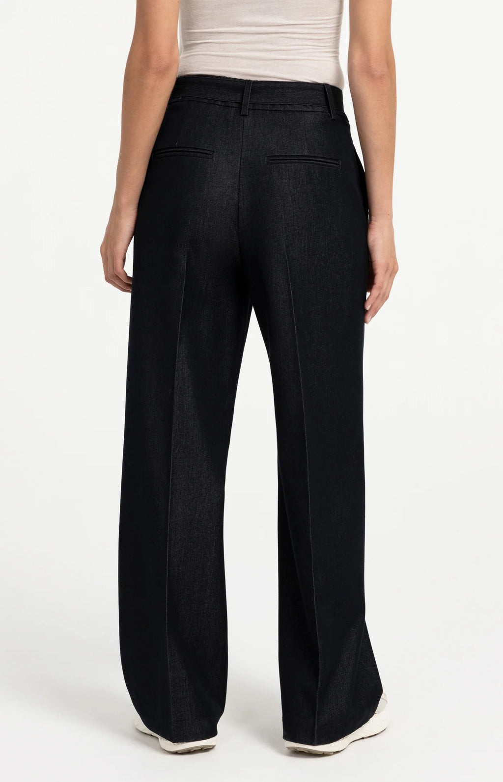 YAYA | Woven Trousers Belt Cat Black