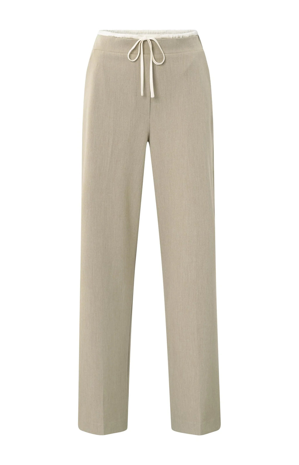 YAYA | Wide Leg Broek Sand Beige Melanie