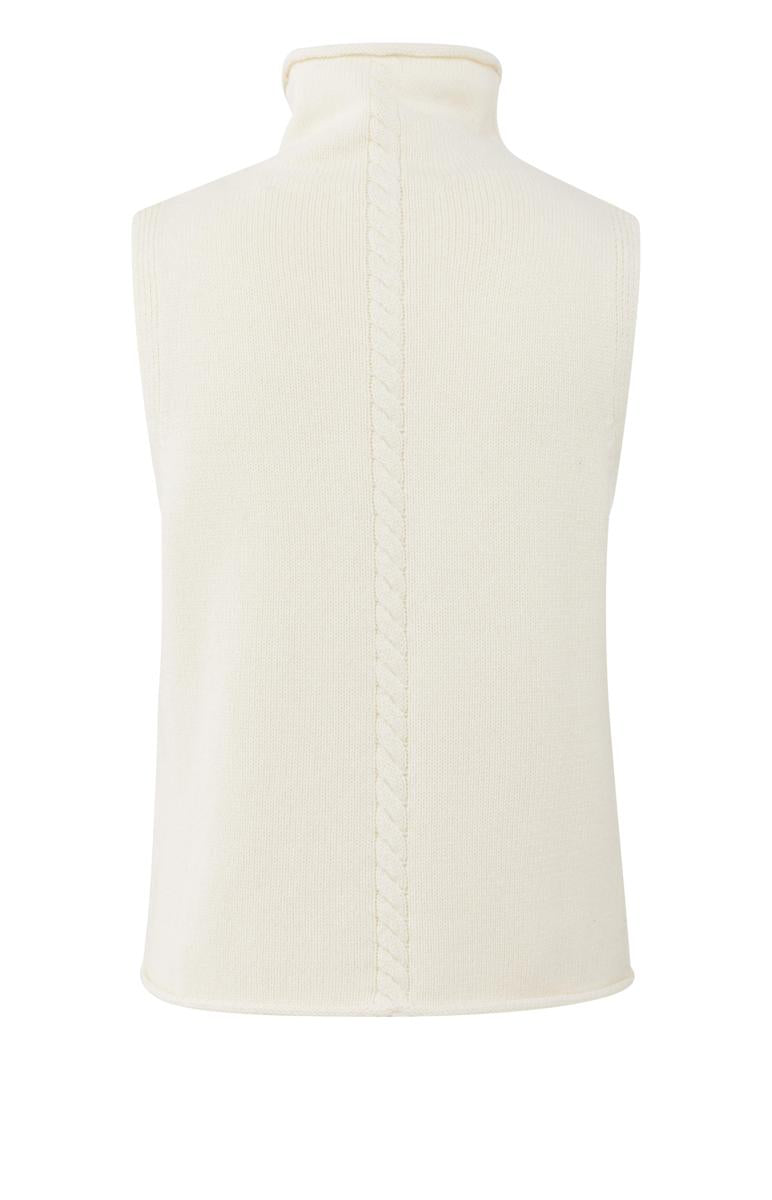 YAYA | Mouwloze Trui Off-white