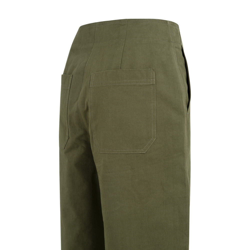 Yaya | Barrel Broek Legergroen