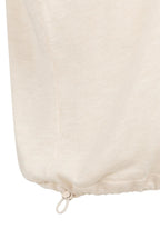 Yaya | Gebreide Polo met Koorddetail aan de Zoom Cloud Creme White