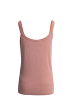 Yaya | Geribd Singlet met Mesh Detail Burlwood Pink