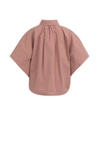 Yaya | Oversized Blouse met Mouwdetail Burlwood Pink