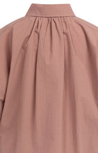 Yaya | Oversized Blouse met Mouwdetail Burlwood Pink