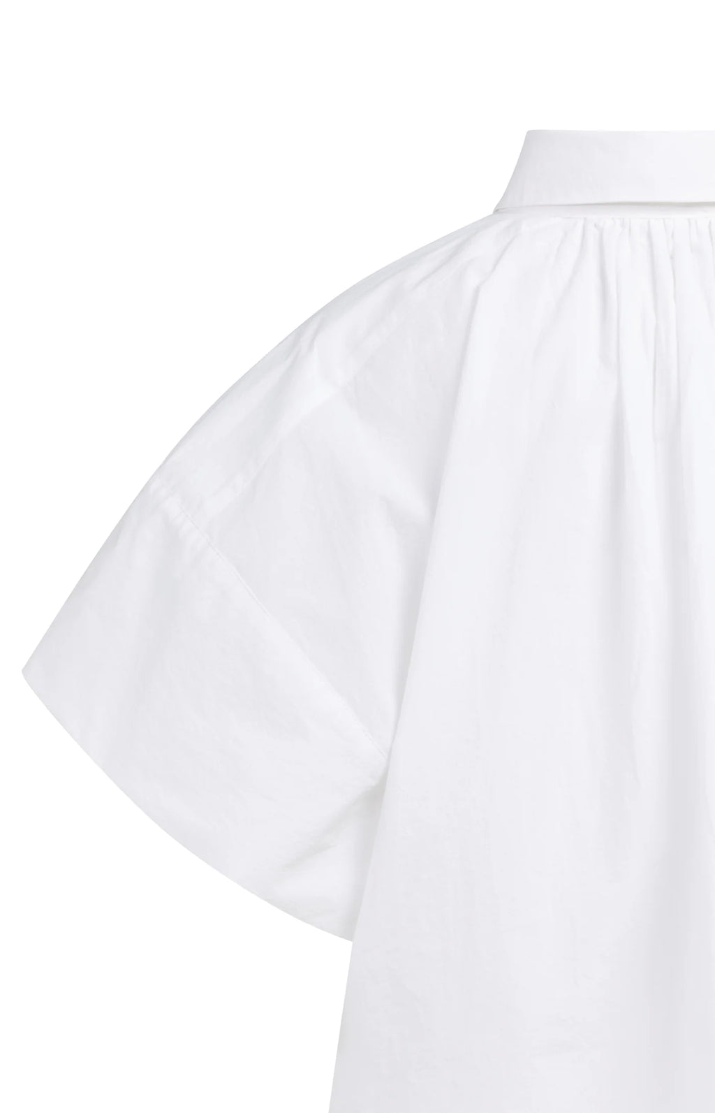 Yaya | Oversized Blouse met Mouwdetail Pure White