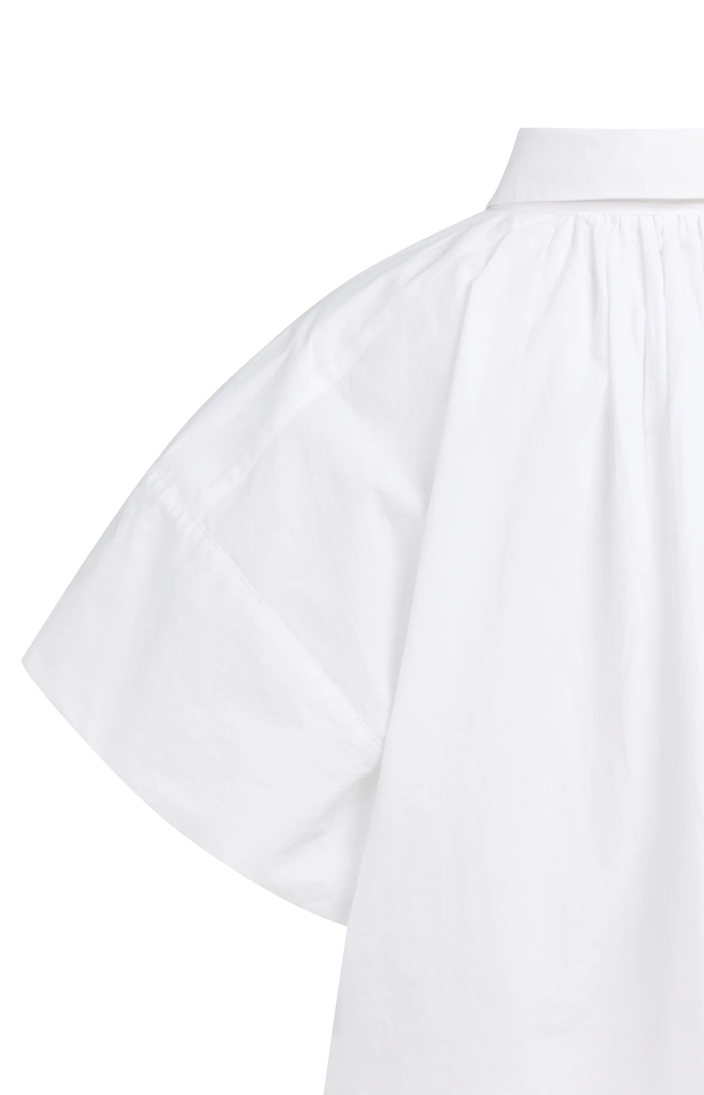 Yaya | Oversized Blouse met Mouwdetail Pure White