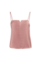 Yaya | Singlet met Smalle Bandjes en Subtiele V-inkeping Burlwood Pink
