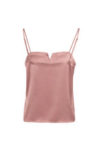 Yaya | Singlet met Smalle Bandjes en Subtiele V-inkeping Burlwood Pink