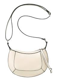 YAYA | kleine leren crossbody tas - off white en feather grey -03-003075-502