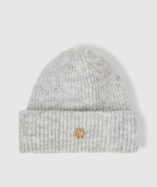 Josh V. | Yolanthe - muts/beanie met logo - light grey melange -  JV-2508-1815