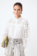 Suncoo | Leone blouse - white