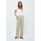Peppercorn | Maloria Wide Leg Pants - Feather Gray