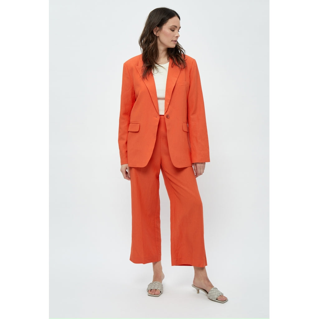Peppercorn | Nadianna Breasted Blazer - Dusty Orange