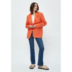 Peppercorn | Nadianna Breasted Blazer - Dusty Orange
