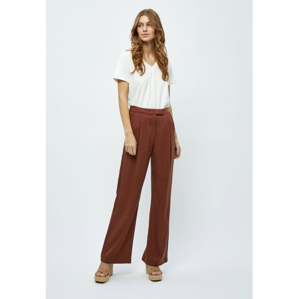 Peppercorn | Maloria Wide Leg Pants - Coconut Shell